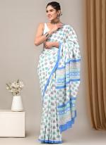 Cotton Multi Casual Wear Printed Saree